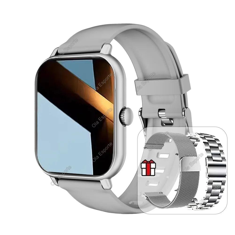 2026 Smart Watch Android IOS Phone 2.01 Inch Color Screen Bluetooth Answer Call Fitness Watches Tracker Smartwatch Women Men New