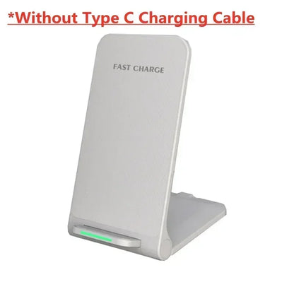 Wireless Charger Station Earphone Phone Fast Charging Charger Holder For iPhone 17 16 15 14 13 Pro Max Samsung S24 S23 Xiaomi
