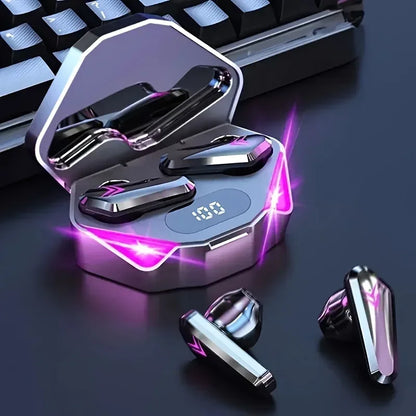 X15 TWS Wireless Bluetooth Headset LED Display Gamer Earbuds with Mic Wireless Headphones Noise Cancelling Bluetooth Earphones - Urbizia