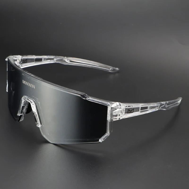 MWWIN Fashion Cycling Glasses Sunglasses for Men UV400 Women Bike Eyewear Road Bicycle Driving Outdoor Sport Marathon Triathlon