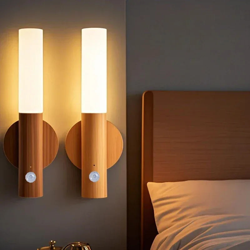 LED Night Light USB Charging Intelligent Human Induction For Bedside Cabinet Home Wardrobe Lighting Motion Sensor Light Led Lamp - Urbizia