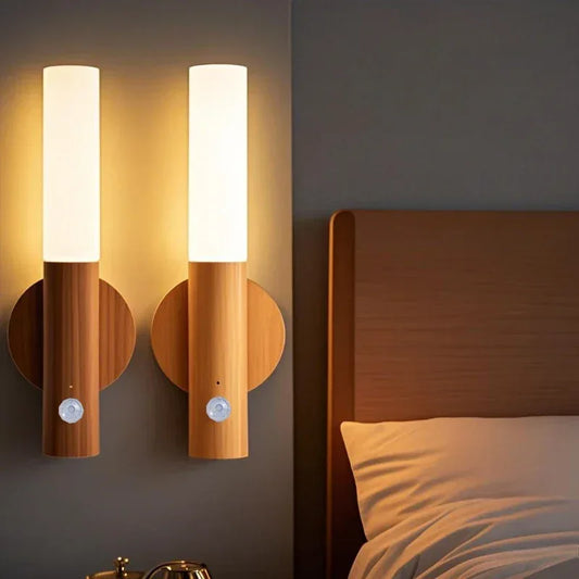LED Night Light USB Charging Intelligent Human Induction For Bedside Cabinet Home Wardrobe Lighting Motion Sensor Light Led Lamp - Urbizia