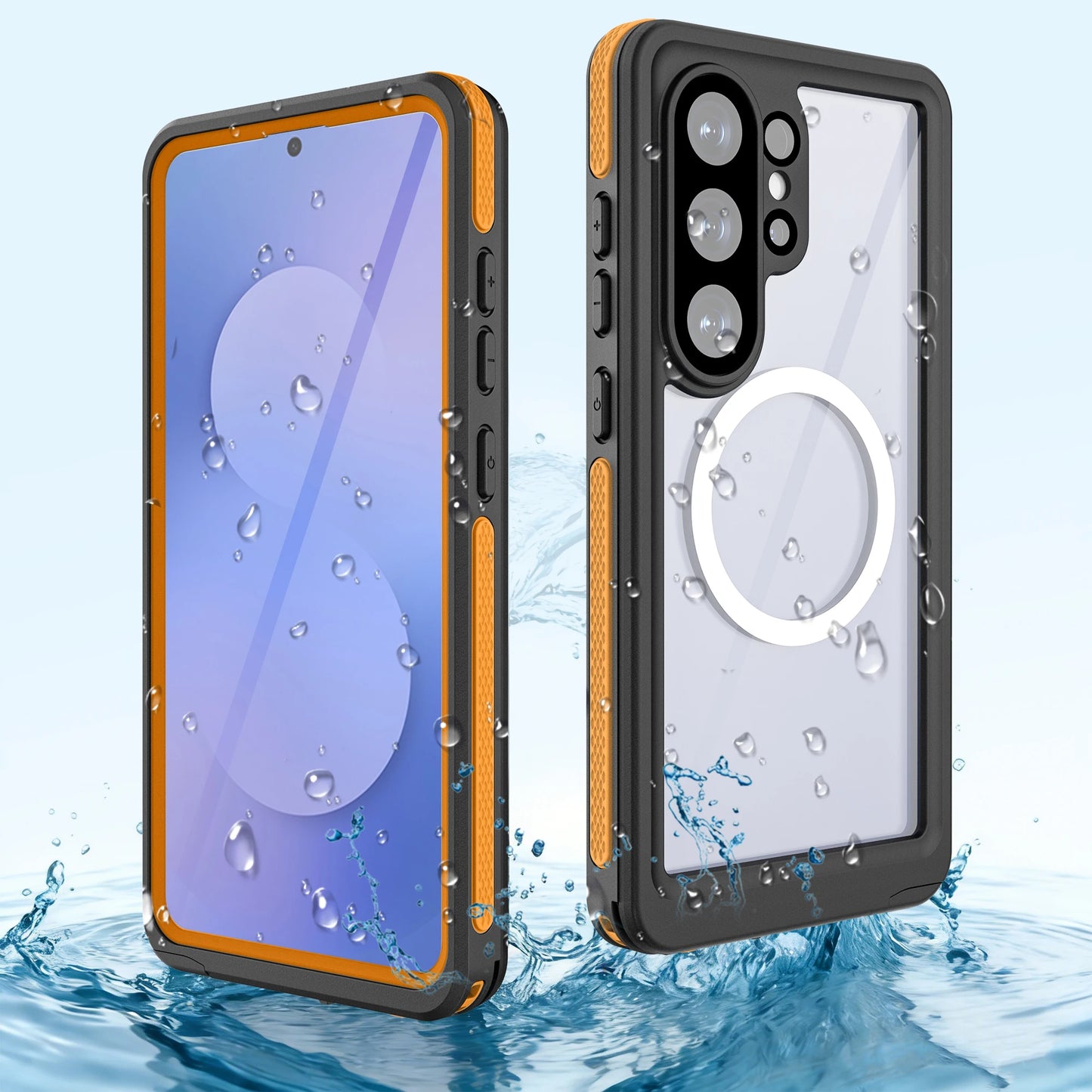 Waterproof case suitable for Samsung S26 Ultra and S26, essential for swimming, IP68 fully sealed phone case, hot-selling