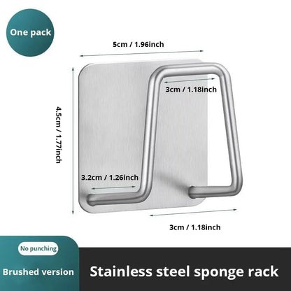 Stainless Steel Sink Sponge Holder Rack