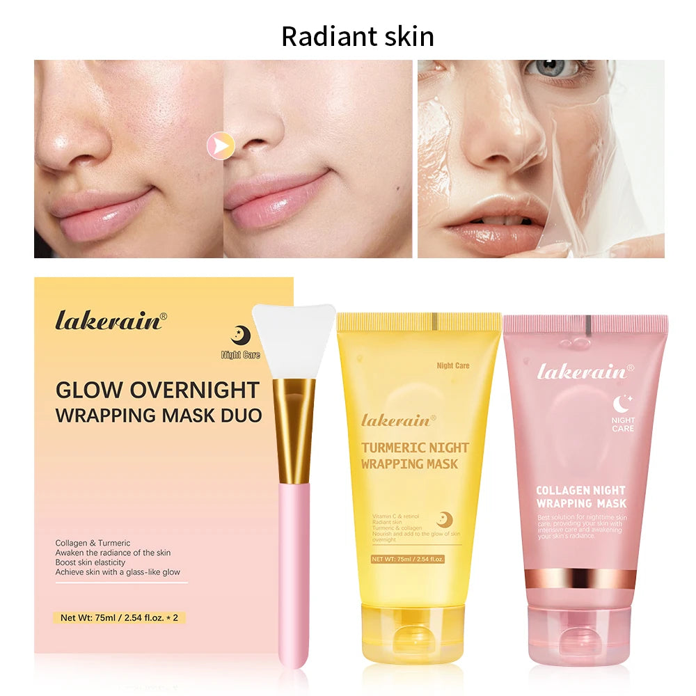 Korean Collagen Night Wrapping Peel‑Off Mask