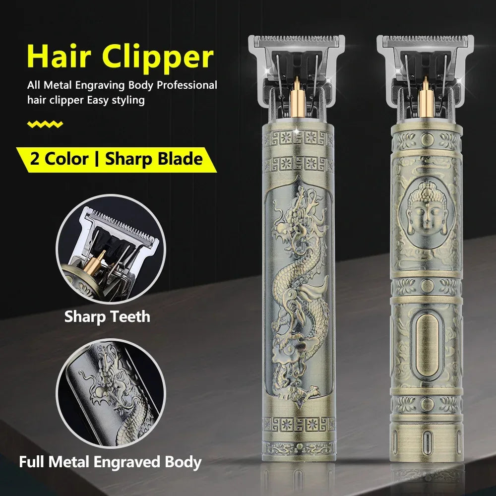 Retro T9 Electric Haircut & Shaver Set - Urbizia
