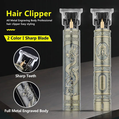 Retro T9 Electric Haircut & Shaver Set - Urbizia