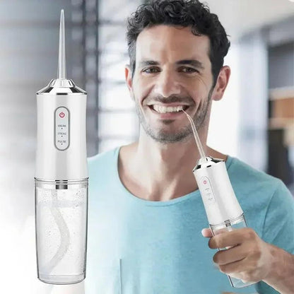 Portable Smart Electric Oral Irrigator Water Flosser 3 Modes Rechargeable Dental Water Jet Irrigator Dental Teeth Cleaner