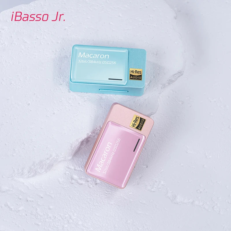 IBasso Jr.  Macaron HIFI Portable USB DAC Headphone Amplifier CS43131 Decoder 4.4mm/3.5mm PCM 32bit/384khz Native DSD 256x