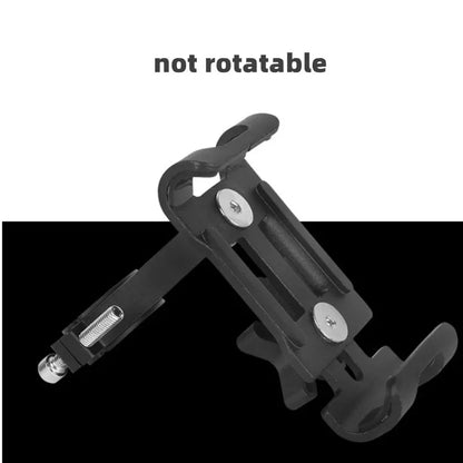Motorcycle Bicycle Phone Holder Aluminum Alloy 360 Rotate Anti-slip Bracket Support GPS Clip Bike Phone Stand for iPhone Xiaomi