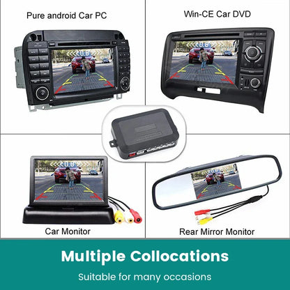 GreenYi AHD Car Video Parking Sensor Reverse Backup Radar Assistance Detector for Monitor Camera System 22mm Security Reversing - Urbizia