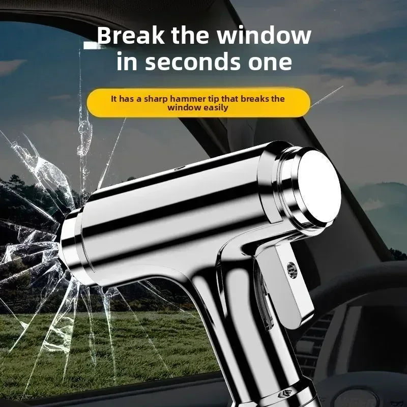 Car Safety Hammer Car Window Breaker Emergency Hammer with Seat Belt Cutter for Auto Rescue Escape Life Saver Hammer - Urbizia