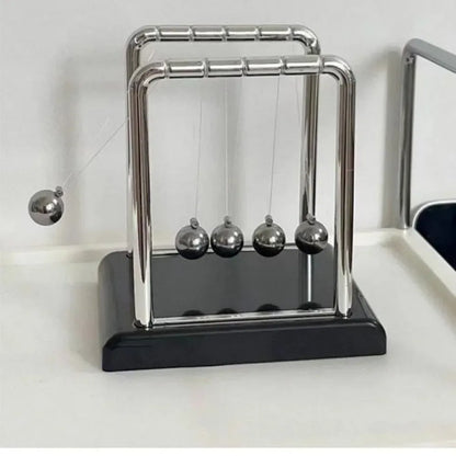 Newton's Cradle Balance Steel Ball Teaching Supplies Physics Science Pendulum Desktop Toys Stress Relief Gifts Home Decoration - Urbizia