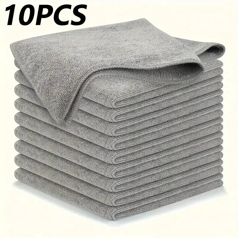 Thicken Microfiber Cleaning Cloths Lint Free Microfiber Cleaning Towel Cloths Reusable Cleaning Towels Absorbent for Car Window - Urbizia