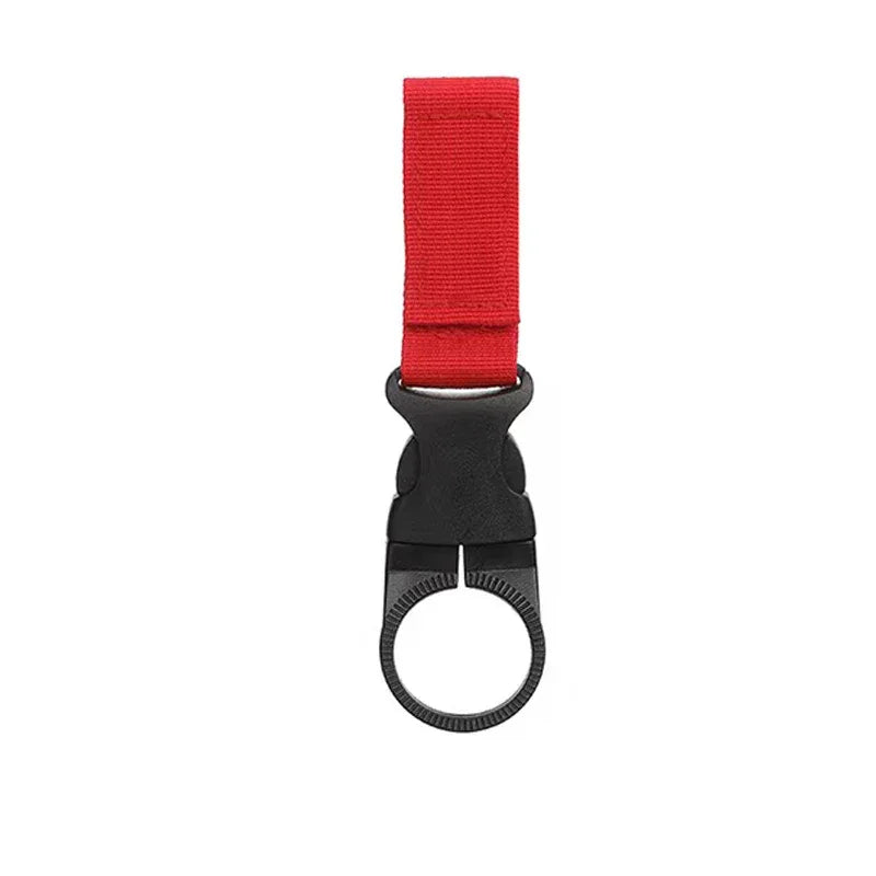 Webbing Buckle Hook Water Bottle Holder Clip Outdoor Nylon EDC Climb Carabiner Belt Backpack Hanger Camp Carabiner Belt Clip
