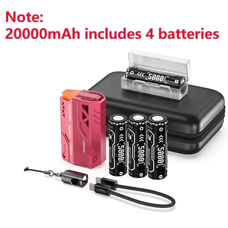 Vyvylabs 10000-50000mAh Detachable Power Bank 22.5W Fast Charger External Battery Removable Replaceable Battery For Mobile Phone