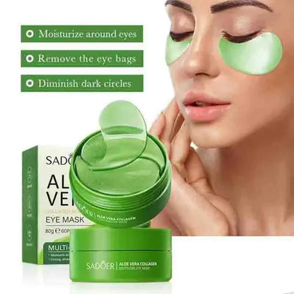 Aloe Vera Collagen Eye Mask Patches for Dark Circles