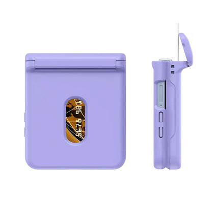 Wallet Case with Card Holder & Hinge Protection For Samsung Galaxy Z Flip 8 7 6 5 4 3 Flip7 Flip6 Flip5 Flip4 Flip8 Phone Cover