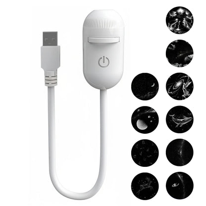 2-in-1 USB Ambient Light For Large Range Projection Atmosphere Multiple Scenes Adjustable Focus Distance Night Lighting Function