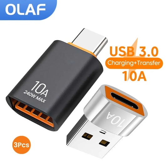 USB 3.0 Type-C OTG Fast Charging Adapter