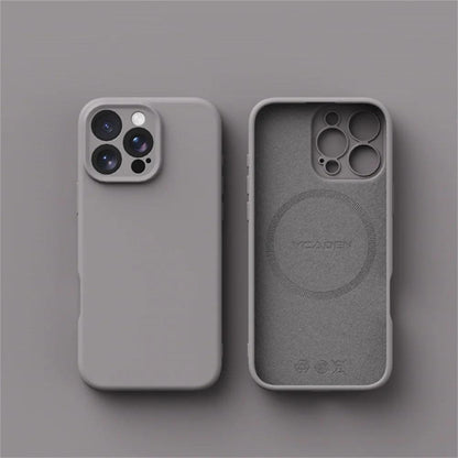 Luxury Liquid Silicone MagSafe Case for iPhone 17–11 Series