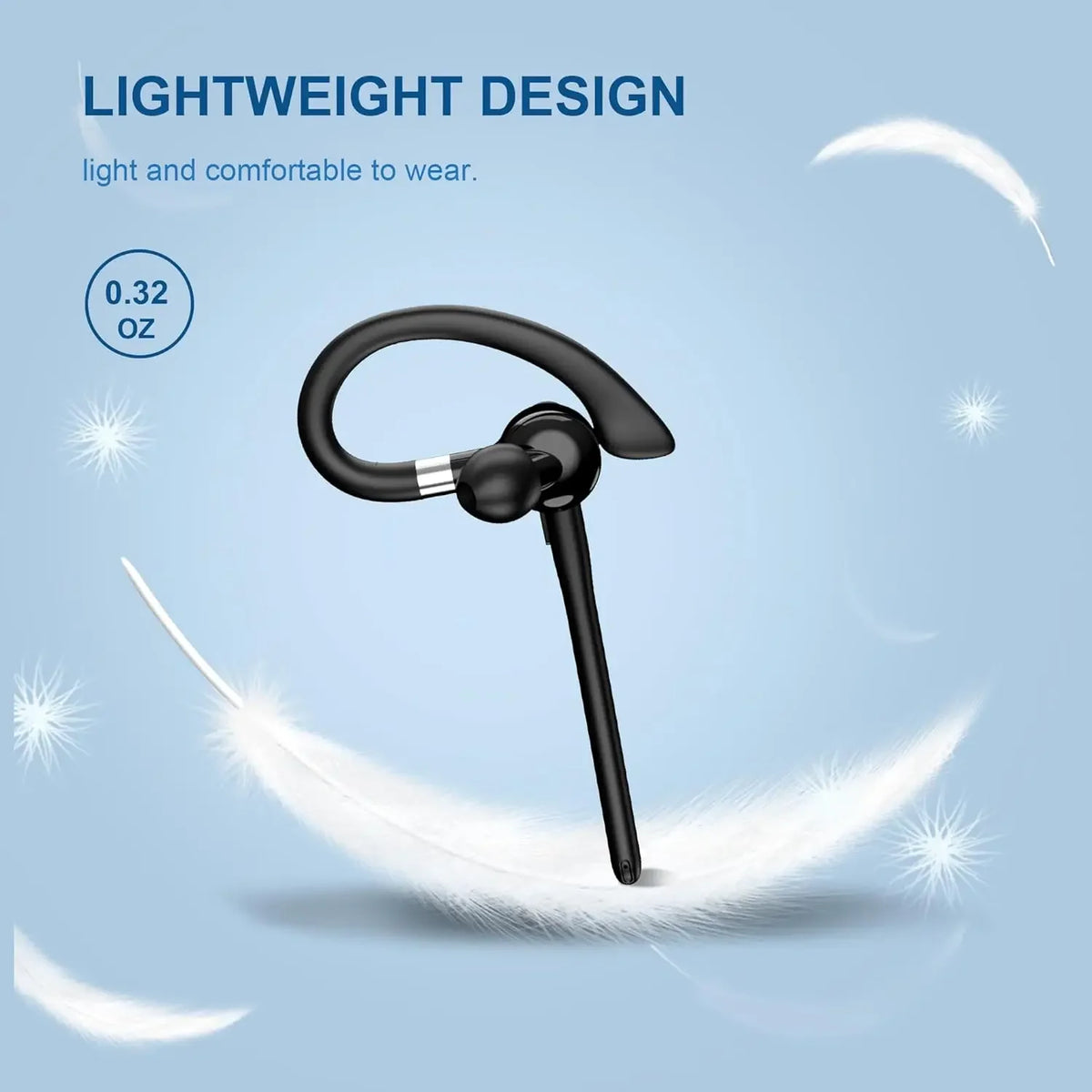 Bluetooth Earphones 5.4 Headphones Stereo Handsfree Noise Canceling Wireless Business Headset With ENC Mic For All Smart Phones