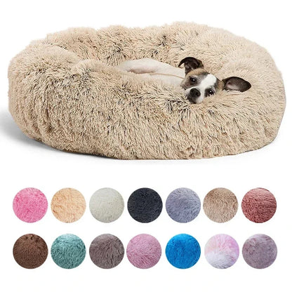 CozyRound™ Plush Pet Bed (40–90cm) - Urbizia