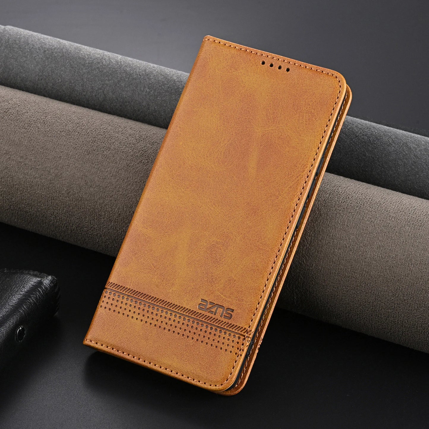 Luxury Magnetic Flip Leather Phone Case For Mi Redmi Note 15 14 13 12 Pro Plus 15C 14C 13C 12C Cards Solt Wallet Bag Book Cover