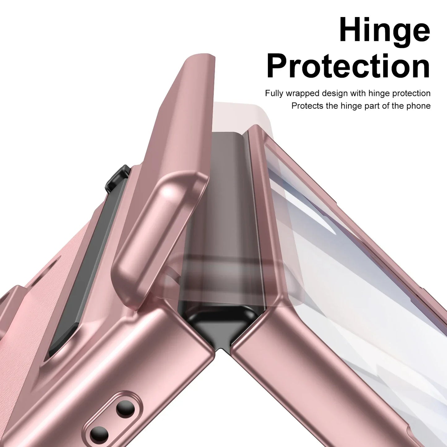 VIETAO Pink Leather Mobile Phone Cases For Samsung Galaxy Z Fold 7 Case With Pen, Full Protection Z Fold 6 Cover With Glass Film