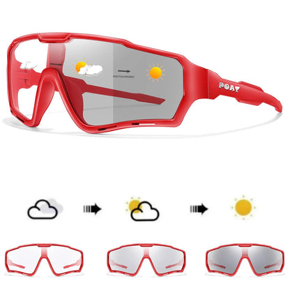 POAT Photochromic UV400 MTB Cycling Sunglasses