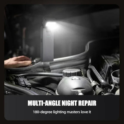 Magnetic Work Light Rechargeable COB Flashlight Suitable for Night Work Emergency Lamp Night Light Small Car Lamp - Urbizia