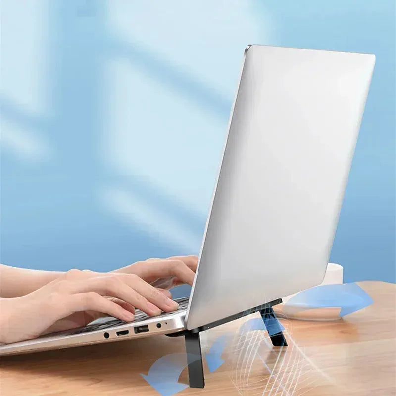 Universal Invisible Laptop Riser Stand Foldable Cooling Bracket