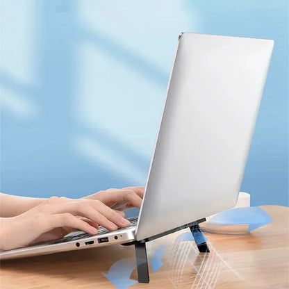 Universal Invisible Laptop Riser Stand Foldable Cooling Bracket