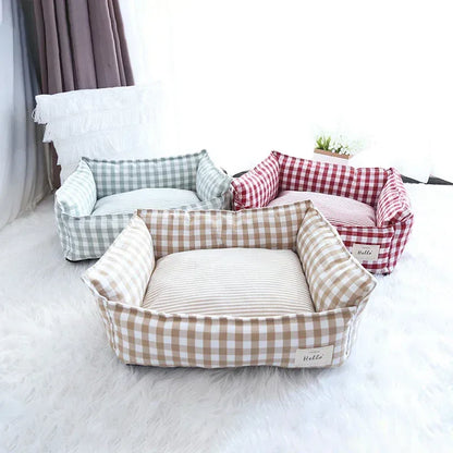 Bed For Dog Cats Puppy House Kennel For Indoor Dogs Small Medium Cat Pet Sofa Sleeping Bed Furniture Pet Supplies Accessories - Urbizia