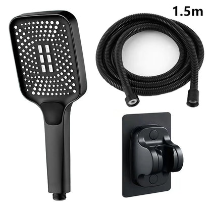 New Large Size High Pressure Overhead Rain Shower Head Large Flow Booster Rain Shower Head 360° Rotation Water Saving