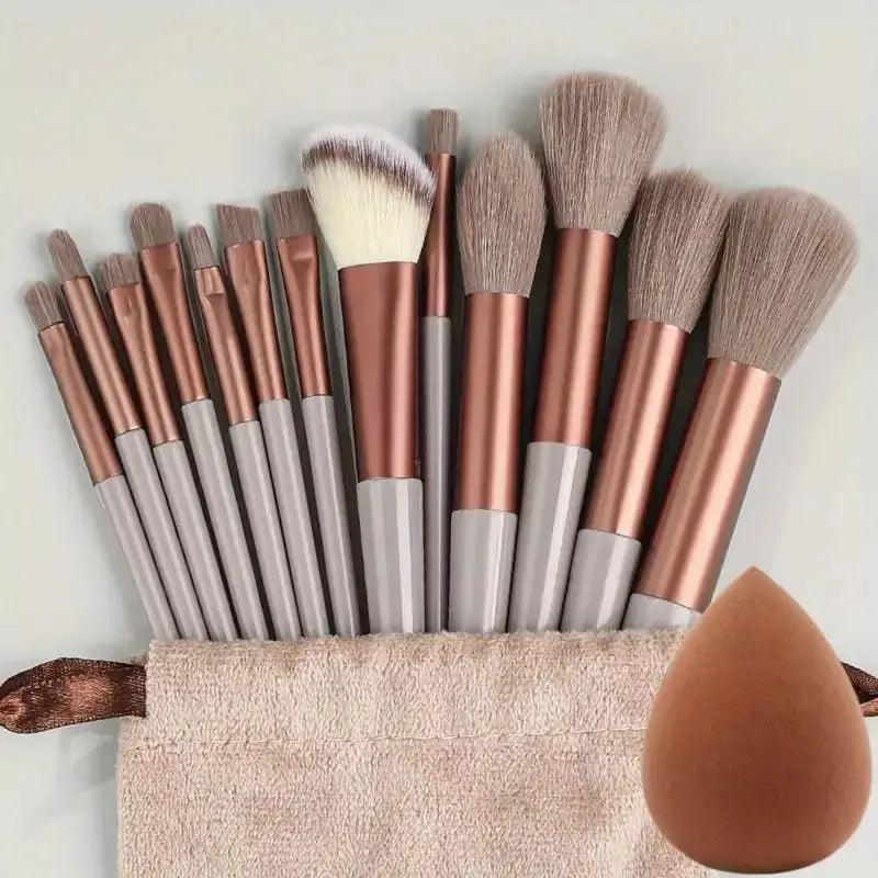 13-Piece Professional Makeup Brush Set