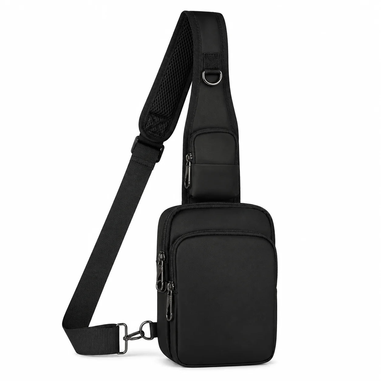 Fashionable Casual RFID Anti-Theft Sling Bag for Men's, Street Sports Chest Bag Simple Lightweight Shoulder Bag for Commuting