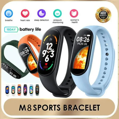 New Full touch SmartWatch Men Women Monitoring Bluetooth - Urbizia