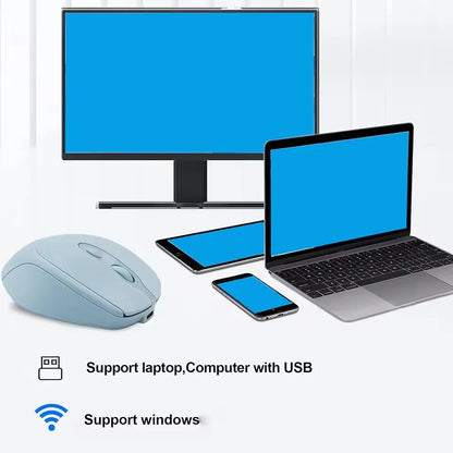 Rechargeable Wireless Computer Mouse 2.4G Bluetooth-Compatible Wireless Mouse USB Silent Gamer Mice For PC Laptop Macbook Tablet
