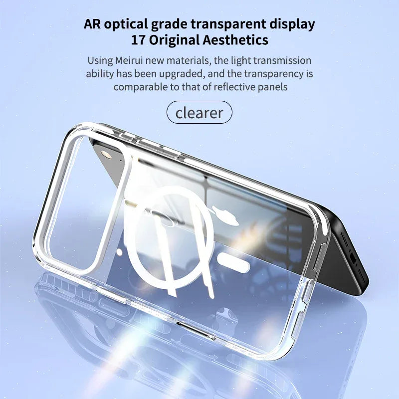 Luxury Magnetic Colorful Border MagSafe iPhone Case