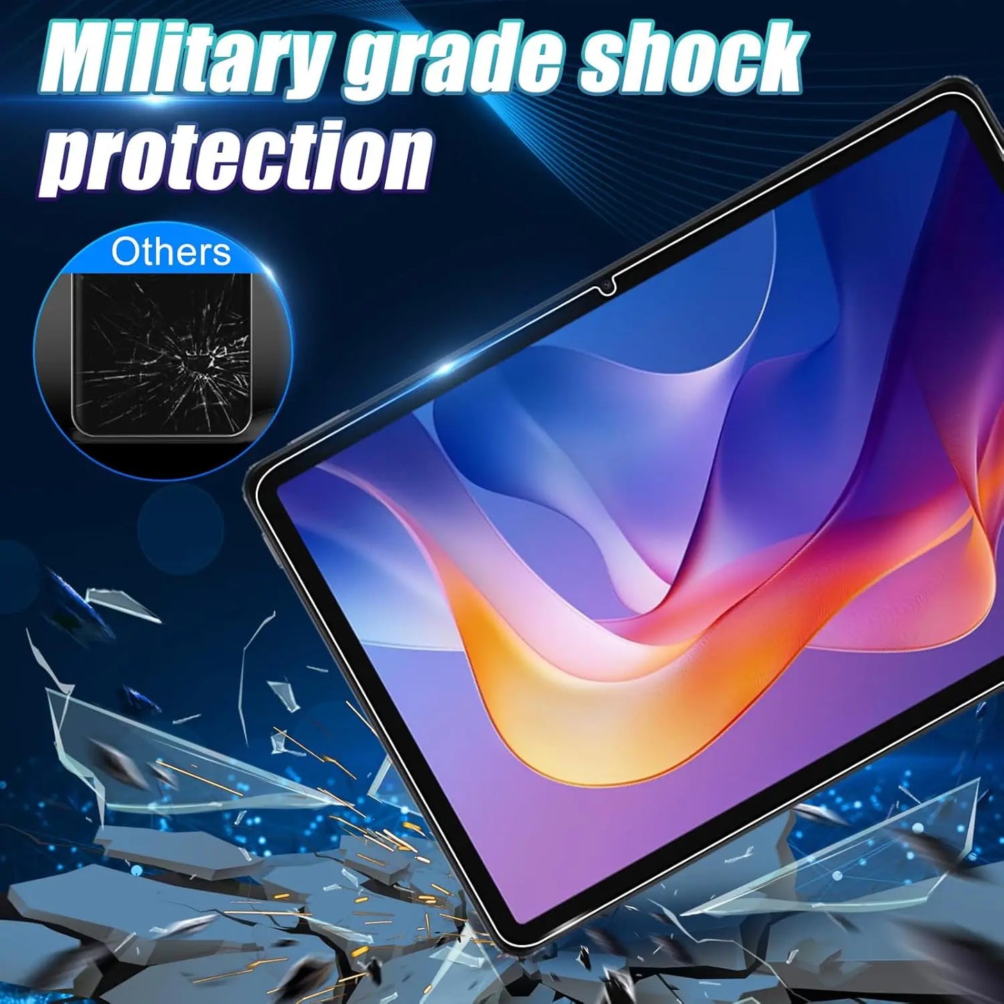 Screen Protector for Redmi Pad 2 (11 inch) 2025 Tablet Tempered Glass Film Rear Camera Protector Anti-fall/Anti-scratch 11 inch