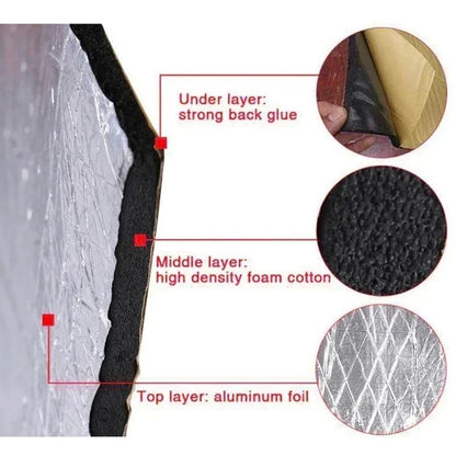 Car Sound Deadening Mat – Heat and Noise Insulation, 5mm or 10mm