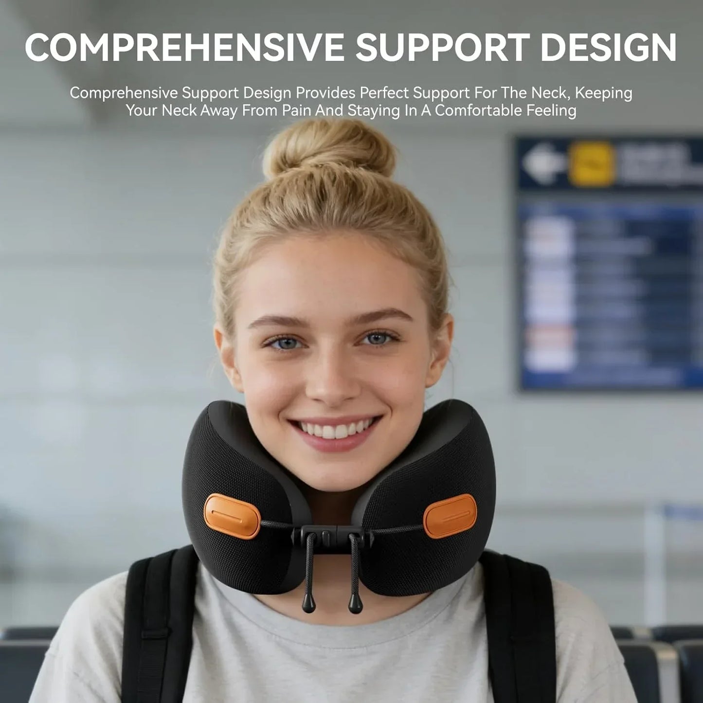 Memory Foam Car Pillows Soft Neck Support Travel U Shaped for Airplane Or Office Home Comfort Neckrest Pad Cervical Automobile