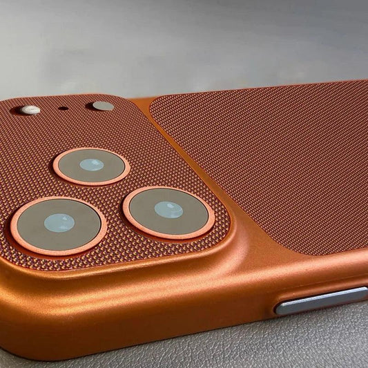 Vintage Woven Leather Textured Case for iPhone