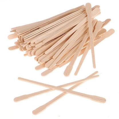 Disposable Wooden Spatulas & Hygiene Sticks (100 Pcs Set)