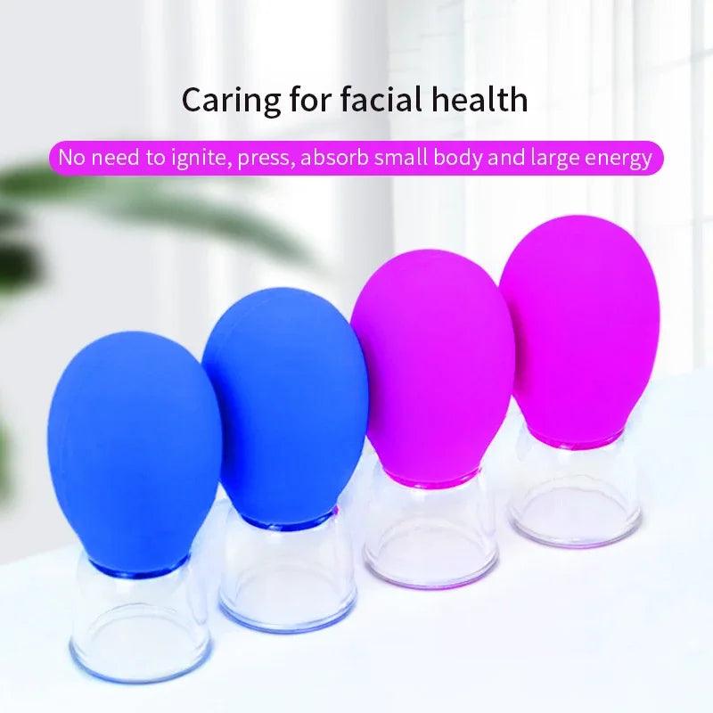Silicone Cupping Set for Face & Neck Massage Therapy