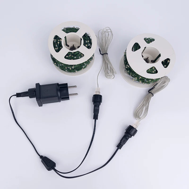 Stars Twinkle Christmas Garland String Lights