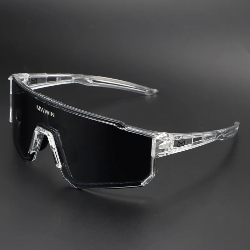 MWWIN Fashion Cycling Glasses Sunglasses for Men UV400 Women Bike Eyewear Road Bicycle Driving Outdoor Sport Marathon Triathlon