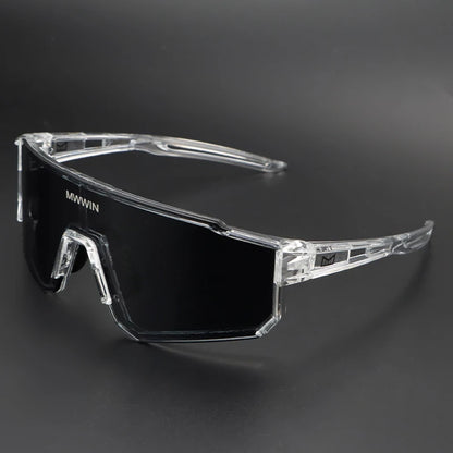 MWWIN Fashion Cycling Glasses Sunglasses for Men UV400 Women Bike Eyewear Road Bicycle Driving Outdoor Sport Marathon Triathlon