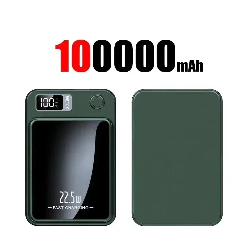 VIVO 500000mAh Magnetic Power Bank PD22.5W Wireless Fast Charging Large Capacity External Battery For iPhone Huawei Samsung